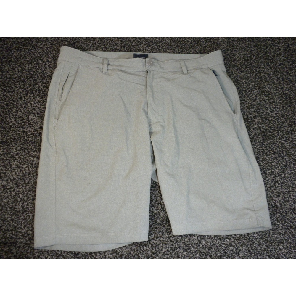 7 Diamonds Shorts Mens 38 Gray Birdseye Performance Beacon Golf‎ Outdoor Stretch